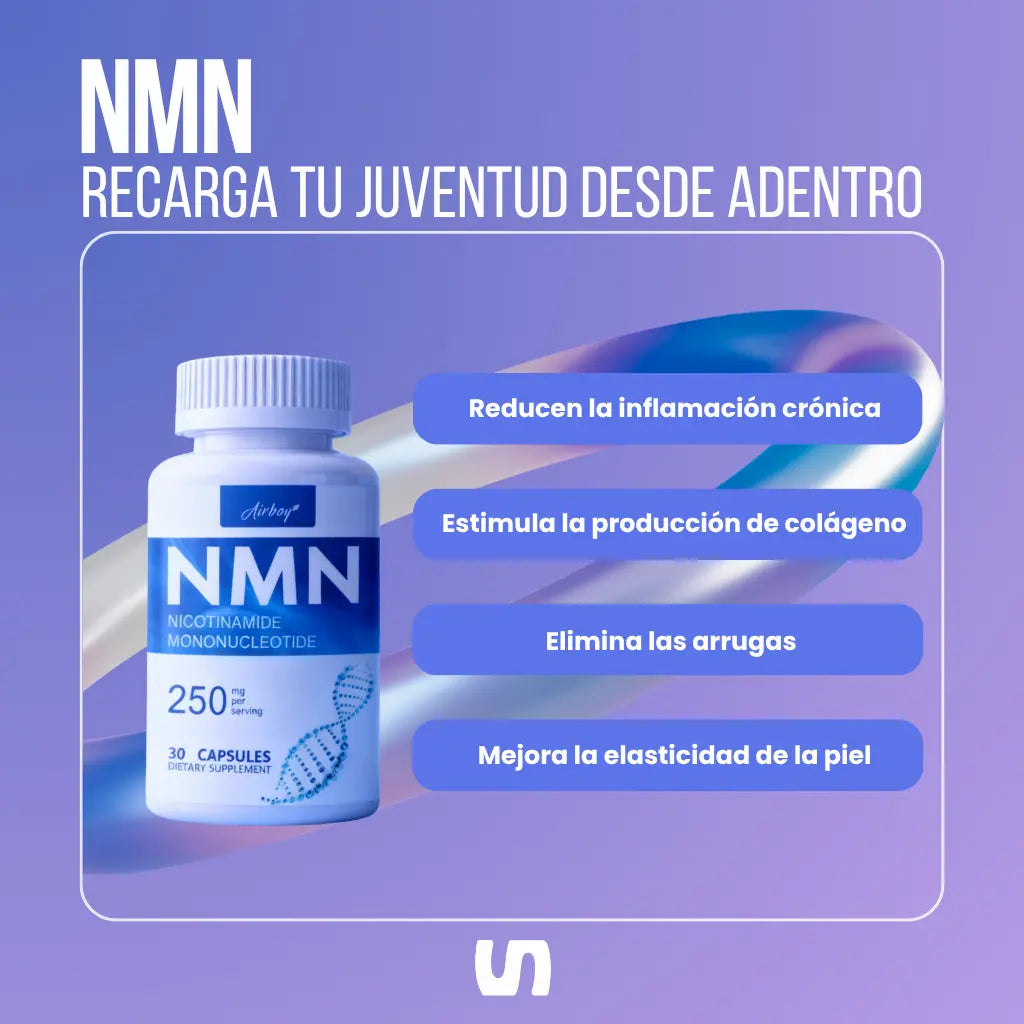 NMN© — Rejuvenece desde la raíz: células, cuerpo y mente.