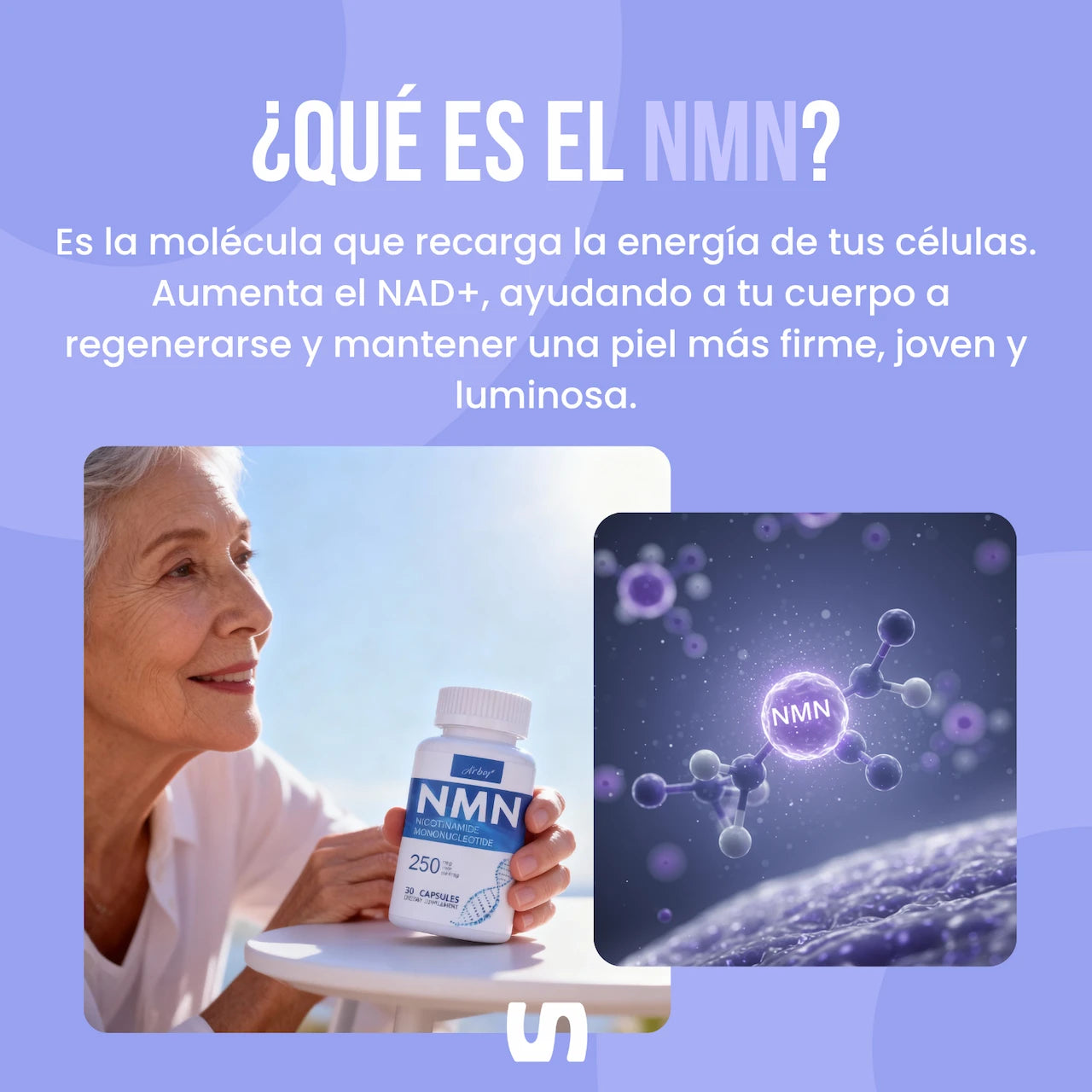 NMN© — Rejuvenece desde la raíz: células, cuerpo y mente.